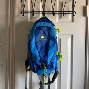 Blue and Green Hiking backpack